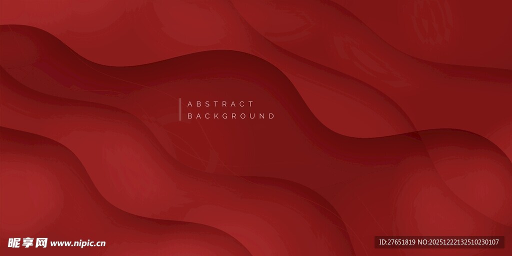 红色波浪纹理背景图