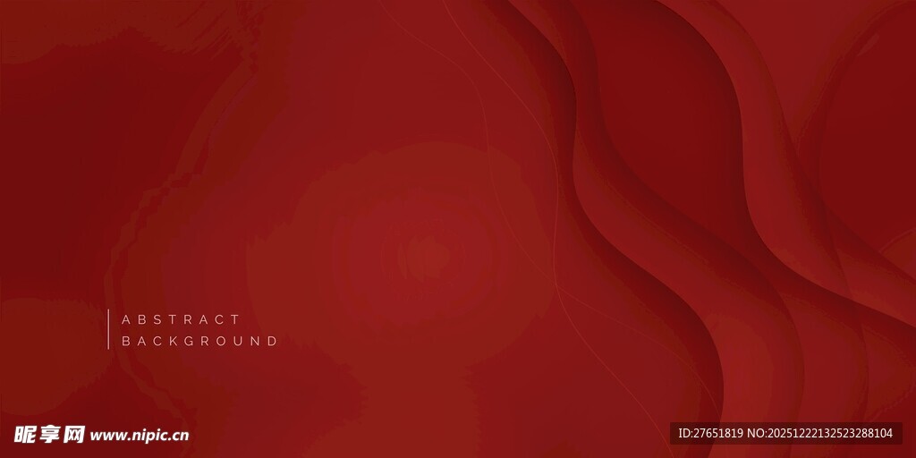 红色丝绸质感背景图