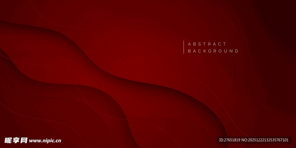 红色波浪纹理背景图