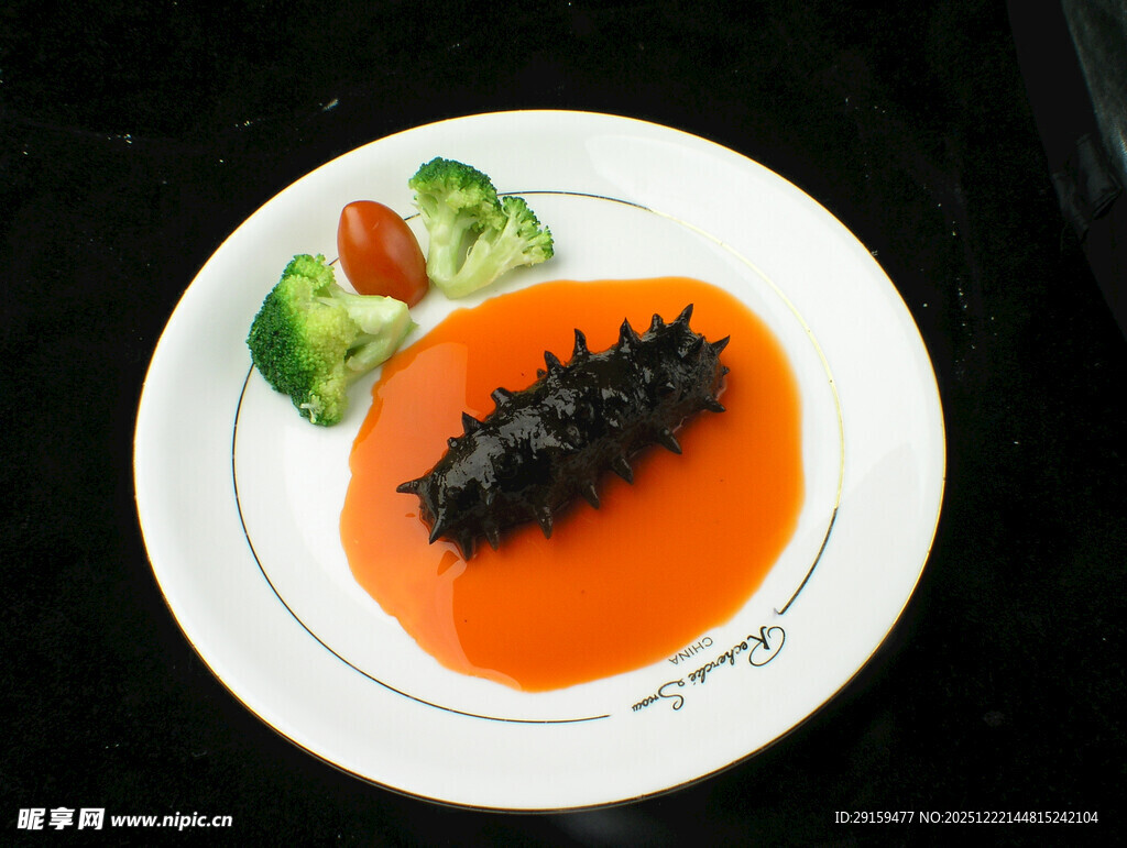 鲍汁海参配时蔬