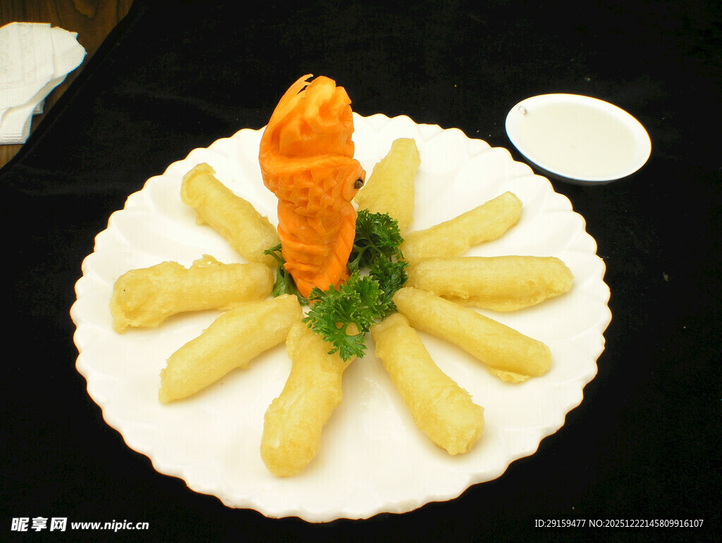 创意摆盘的特色美食