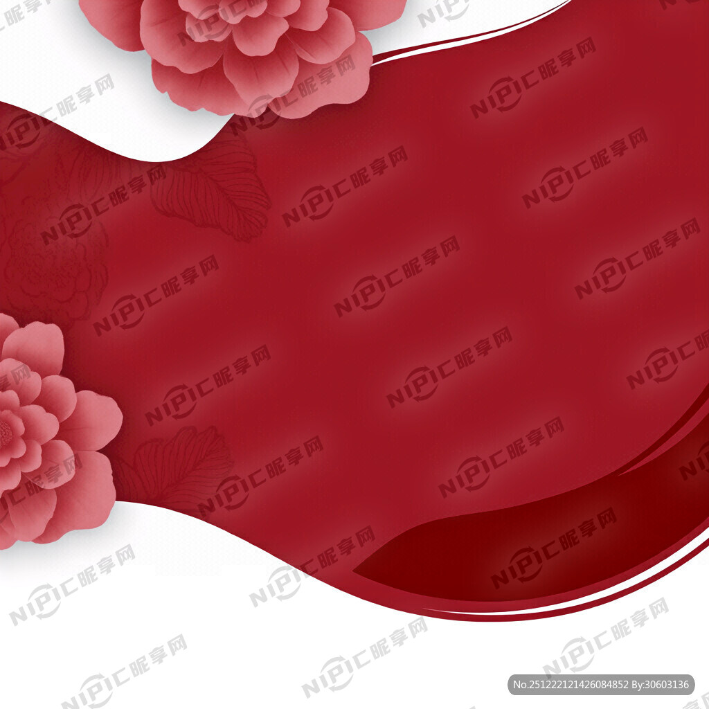 中国风 背景海报 无字 无人物