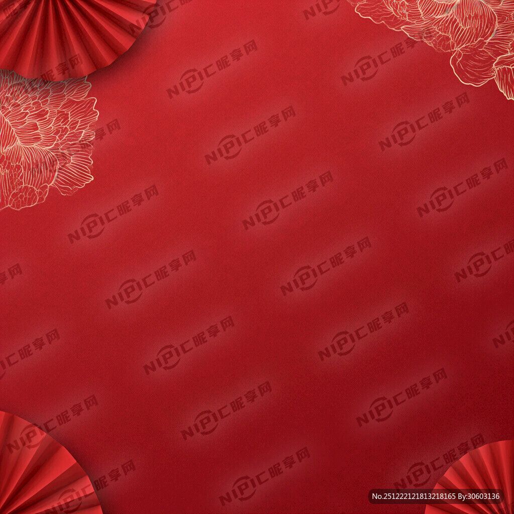 中国风 背景海报 无字 无人物