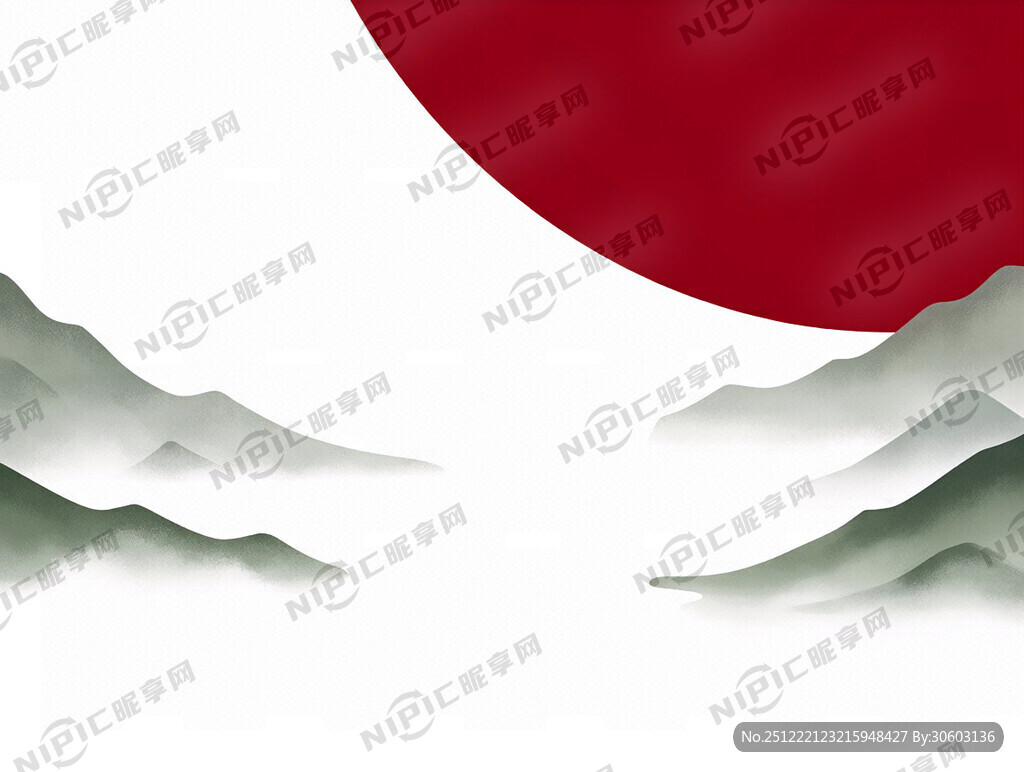 中国风背景海报 无字 无人物