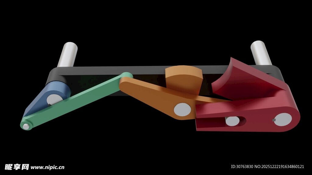 四连杆间歇运动机构