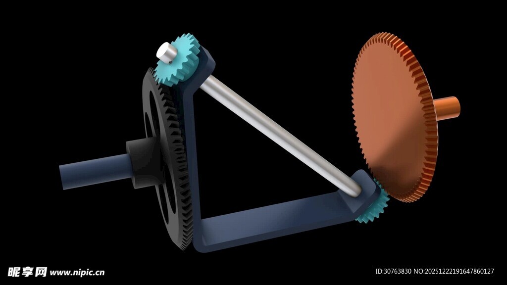 锥齿轮差速器机构