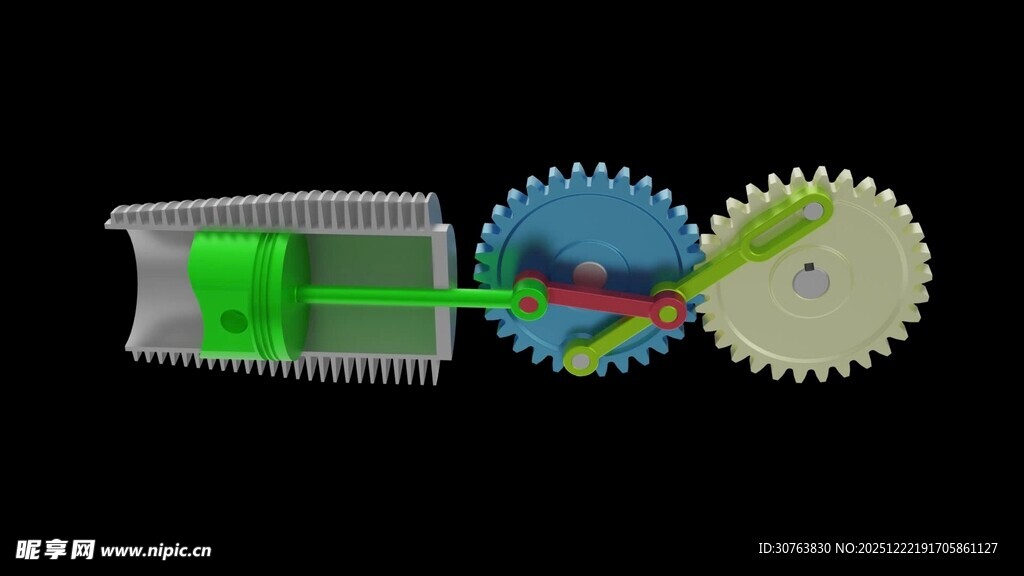 无曲轴发动机机构