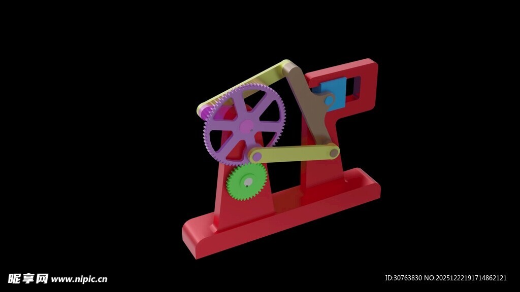 双曲柄停歇机构