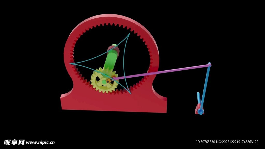 行星轮间歇机构