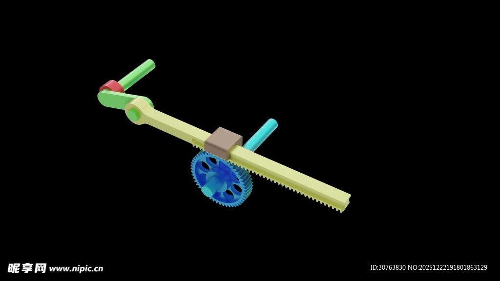 齿轮齿条驱动机构