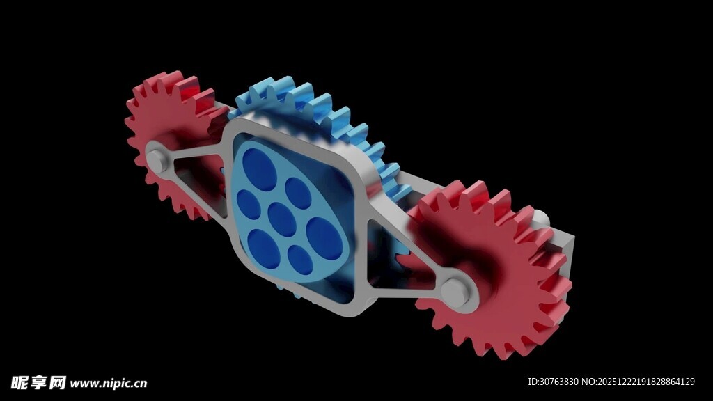 三角形齿轮联轴器机构