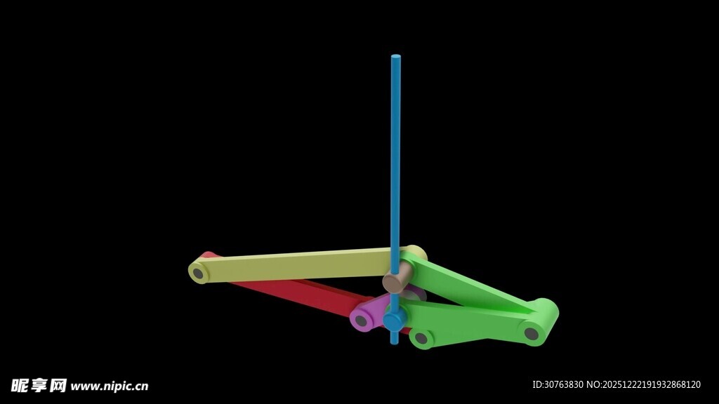 旧连杆垂直平移杆