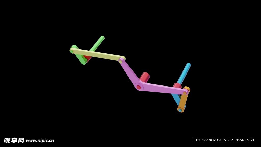 连杆列车驱动机构