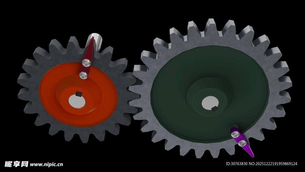 有限旋转齿轮机构
