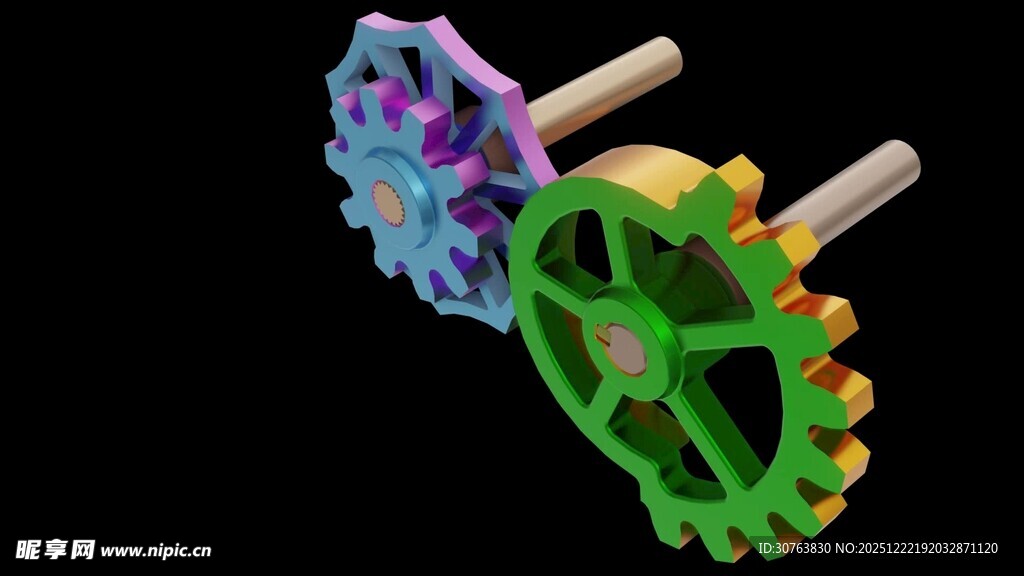 索引机构损坏的齿轮