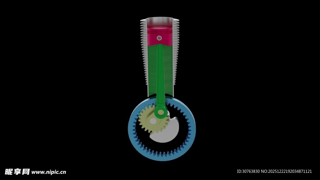 低速内燃机机构