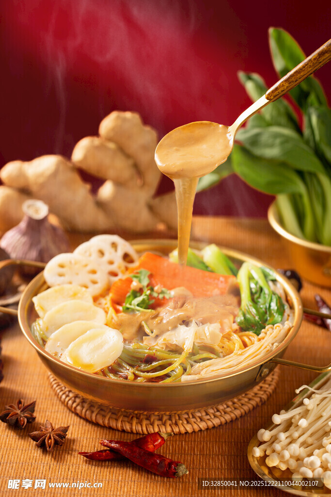 鲜香滋补养生火锅美食