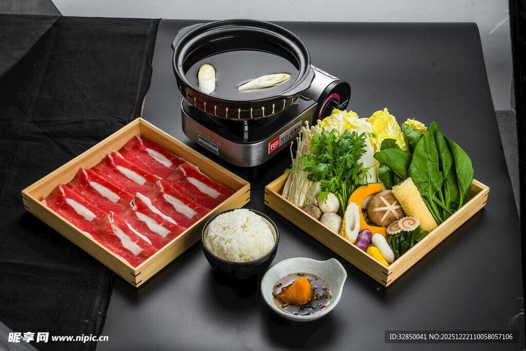 日式涮涮锅食材组合