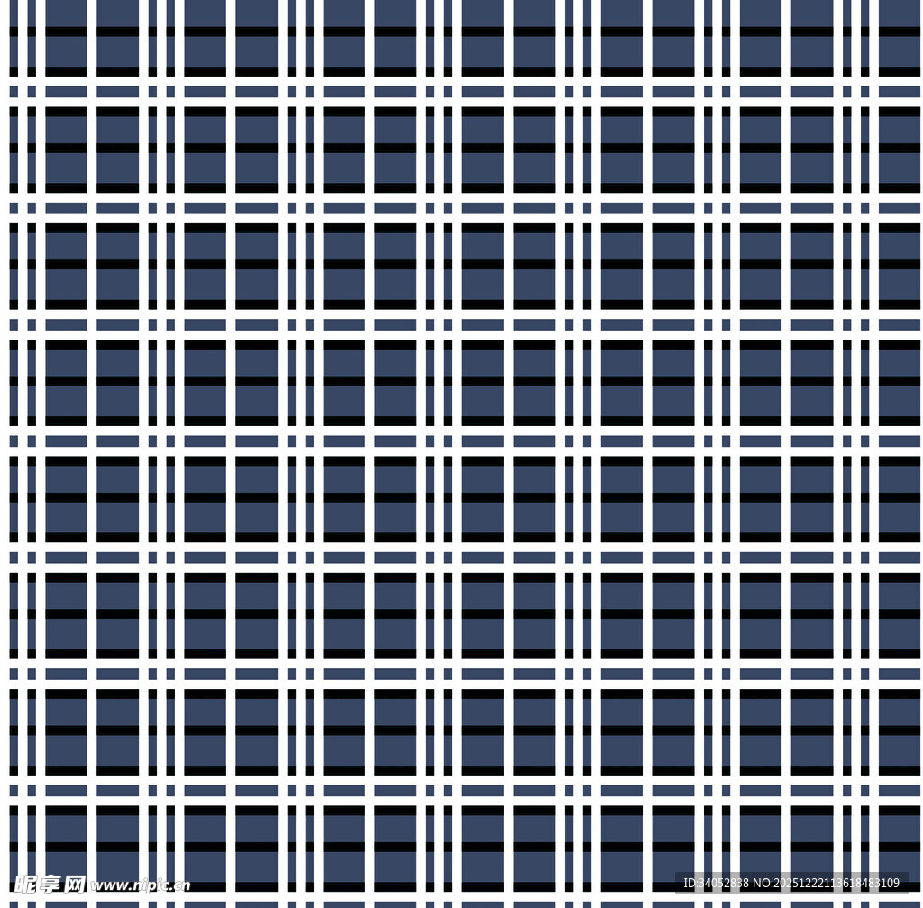 蓝白格纹图案背景纹理
