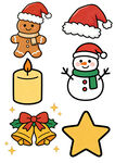 圣诞装饰元素集合