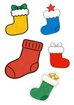 圣诞袜子插画
