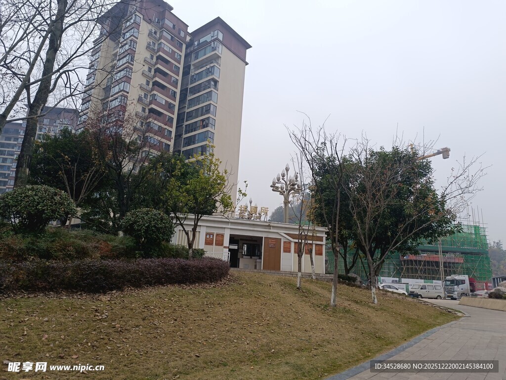 城市住宅区景观一角