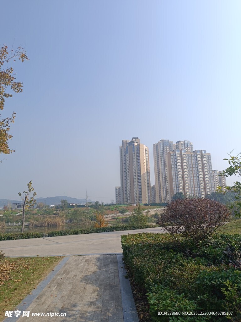 城郊住宅区景观