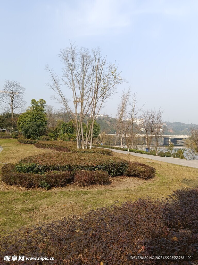 户外园林景观优美景色