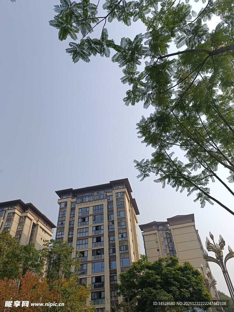 现代风格高层住宅景观