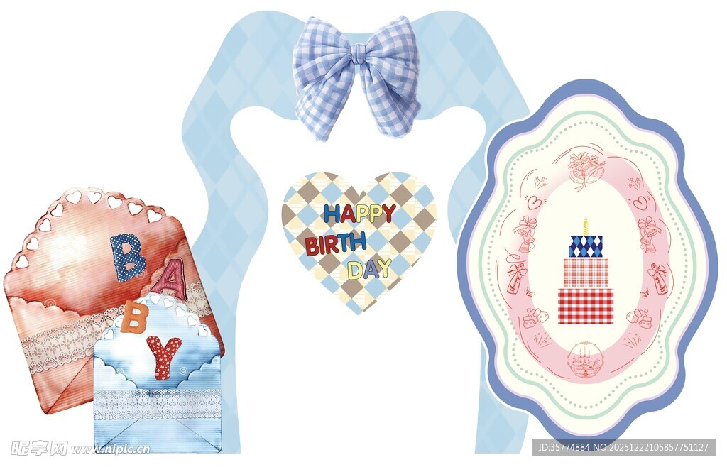 蓝色梦幻爱丽丝生日