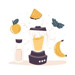 食材与搅拌机插图