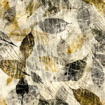 抽象树叶纹理艺术背景图