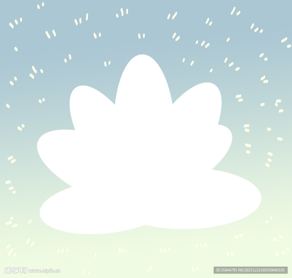 简约云朵图案背景图