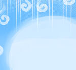 梦幻蓝色天空装饰背景图