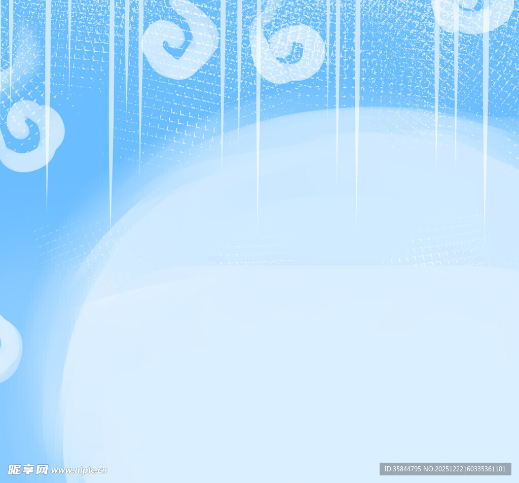 梦幻蓝色天空装饰背景图