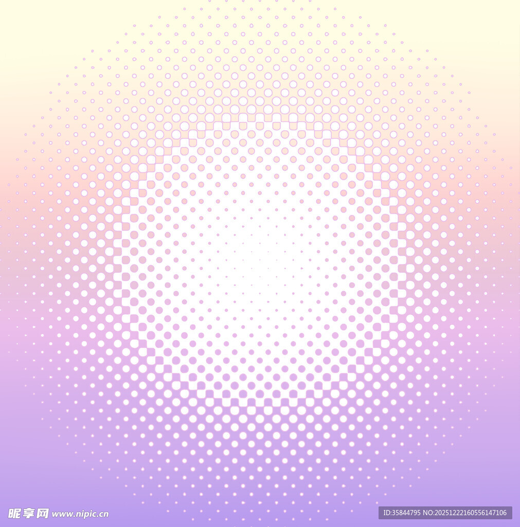 渐变半色调梦幻背景图