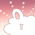 云朵上的钥匙孔梦幻插画