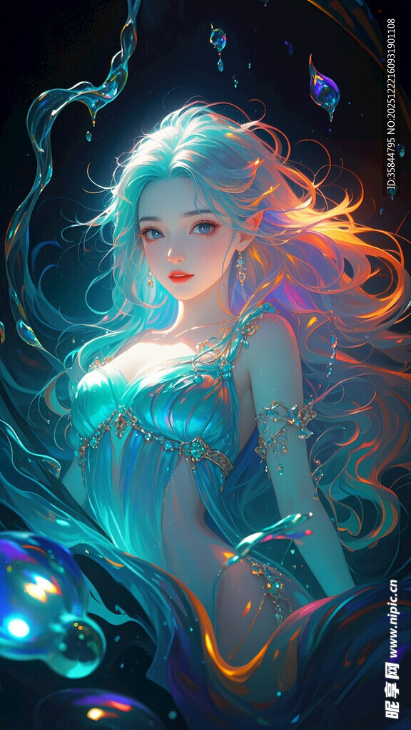 梦幻飘逸的海洋精灵