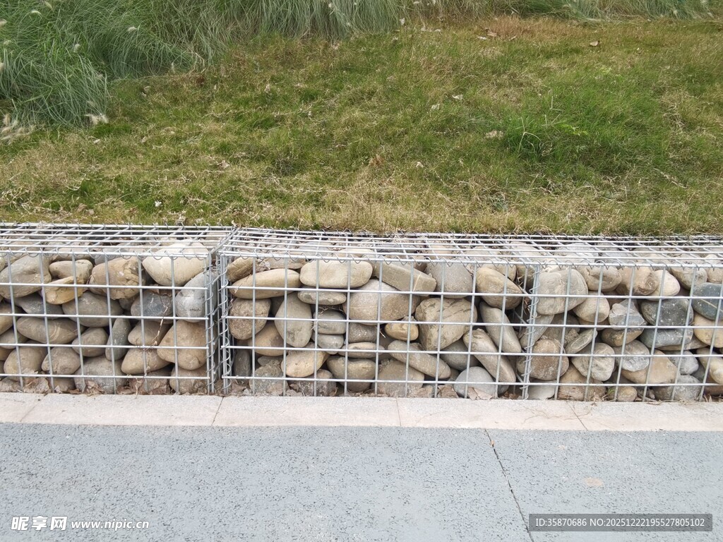 石笼挡土墙景观