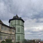 欧式绿顶建筑外观景致