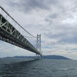 壮观跨海大桥横跨海面