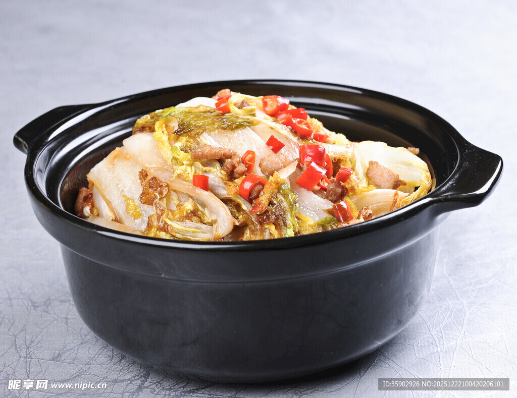 煲仔锅菜品钵仔娃娃菜