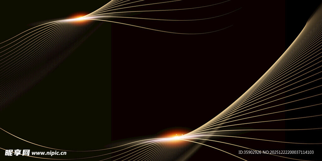 动感发光线条抽象背景图