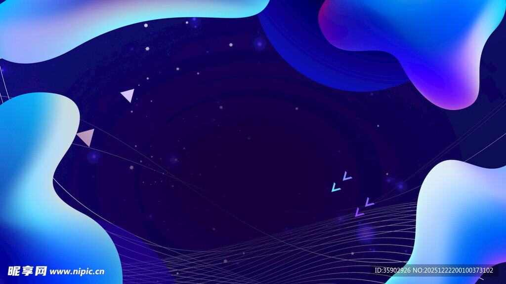 梦幻流体渐变抽象背景图