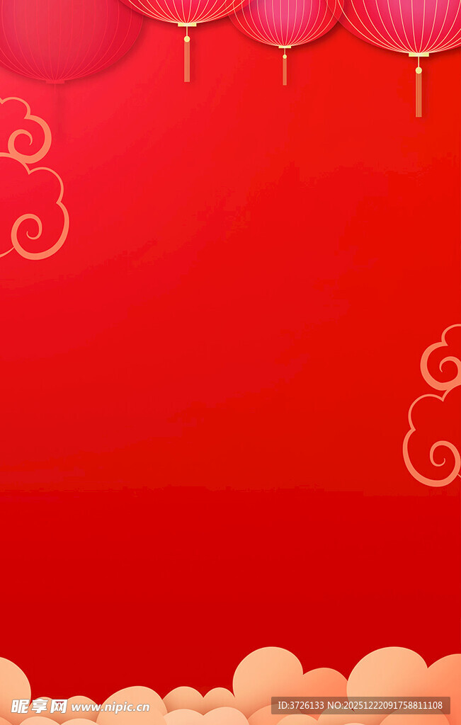 红色背景