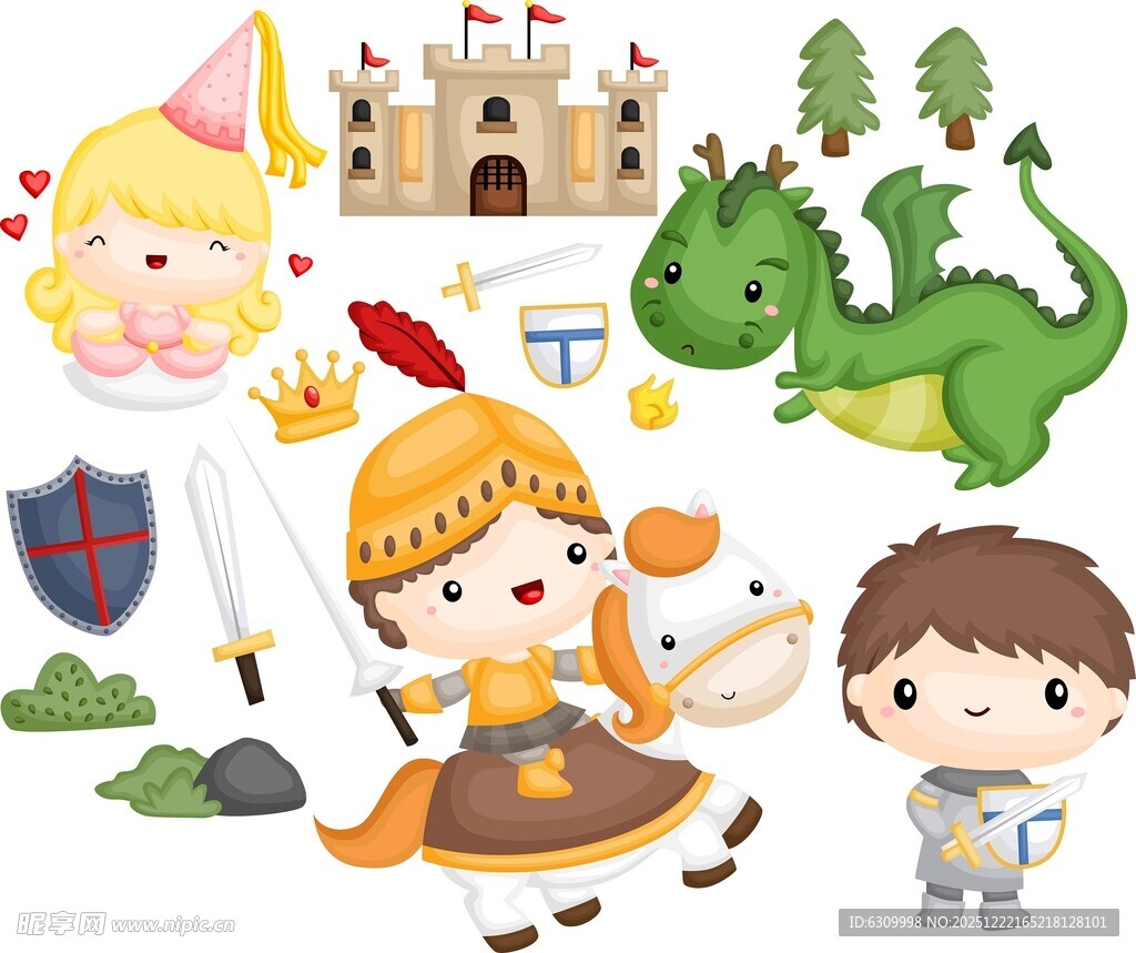 童话角色与奇幻元素集合