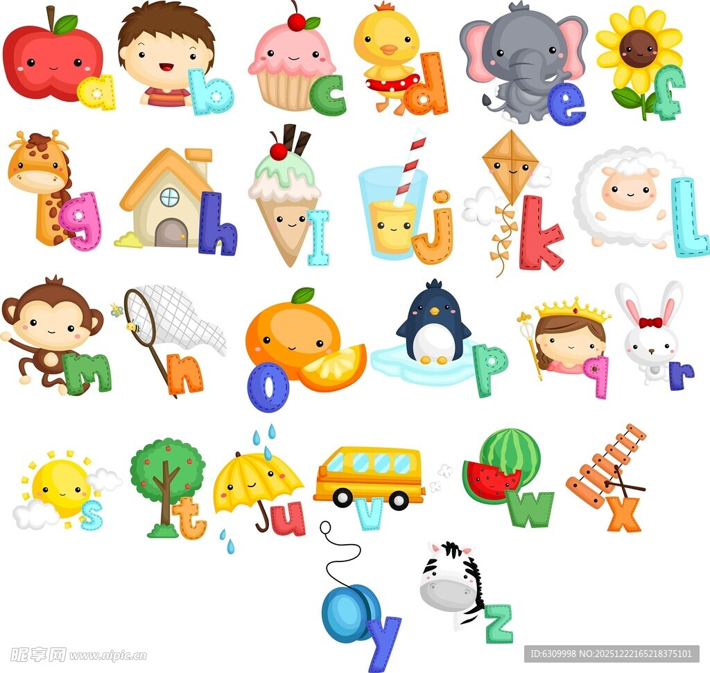 可爱卡通元素集合