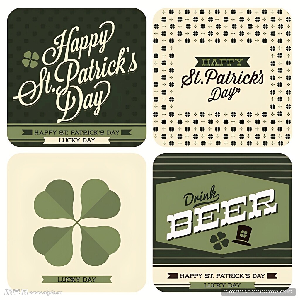 节日主题贴纸设计