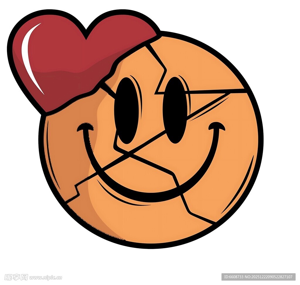 爱心笑脸表情符号