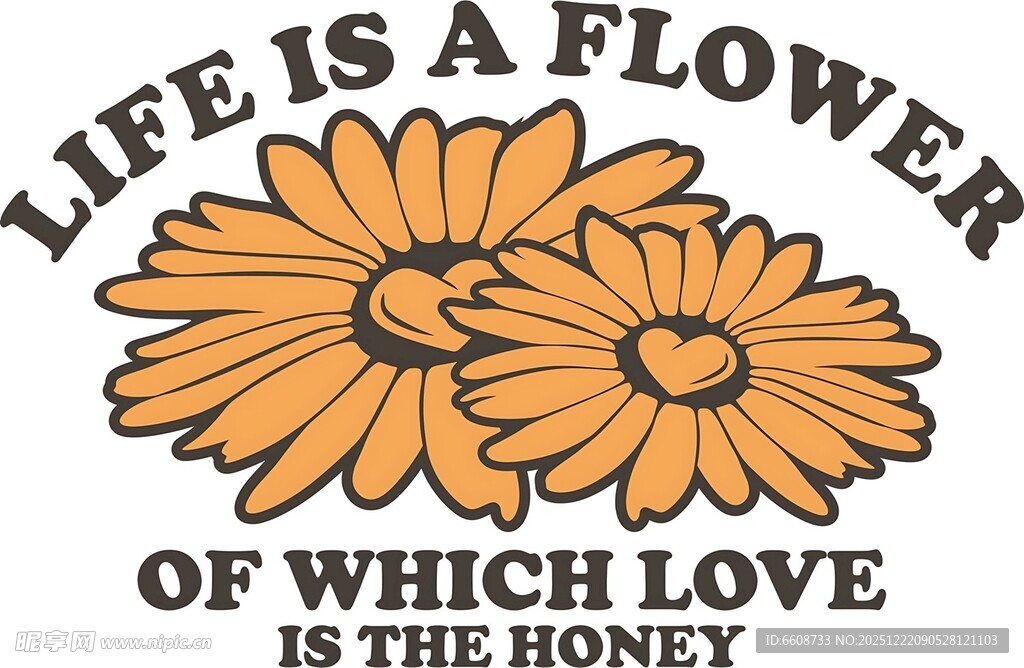 生活如花朵爱为花蜜